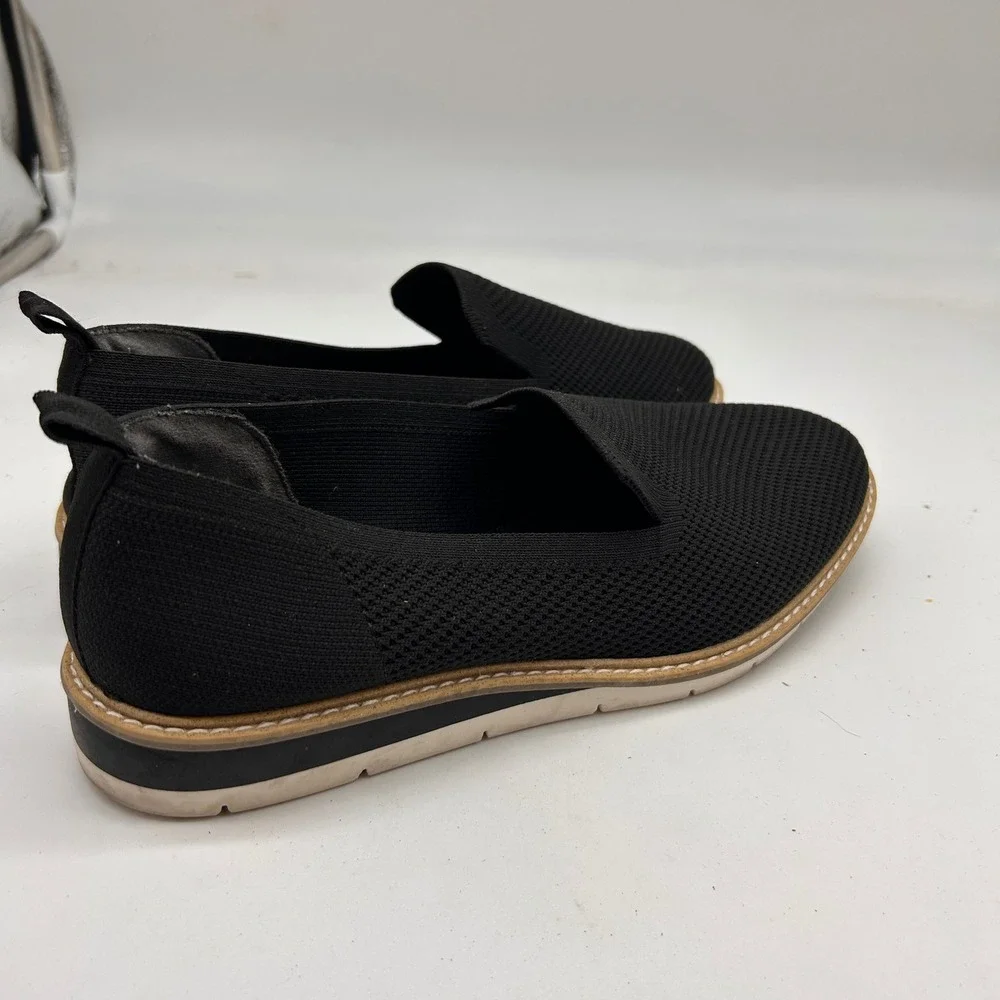Kelly & Katie Aerin Black Knit Slip On‎ Loafers Women 8.5M